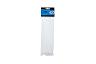 WHITE CABLE TIES 25PC
