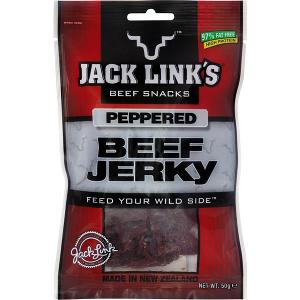 BEEF JERKY PEPPERED 50GM