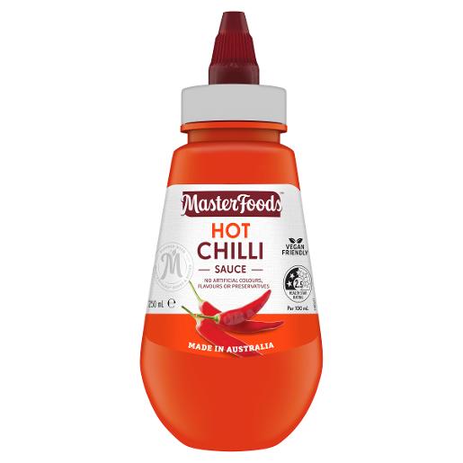HOT CHILLI SAUCE SQUEEZE 250ML