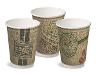 CUPS DOUBLE WALL PAPER HOT 355ML (CA-DW12-JUTE)