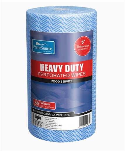 WIPES HEAVY DUTY PERFORATED ON A ROLL (CA-WIPEHDRL) 85S